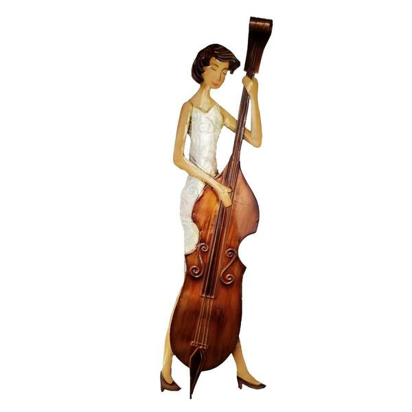 Eco Style Home Eangee Home Design esh137 Bass Player Wall Decor m3001
